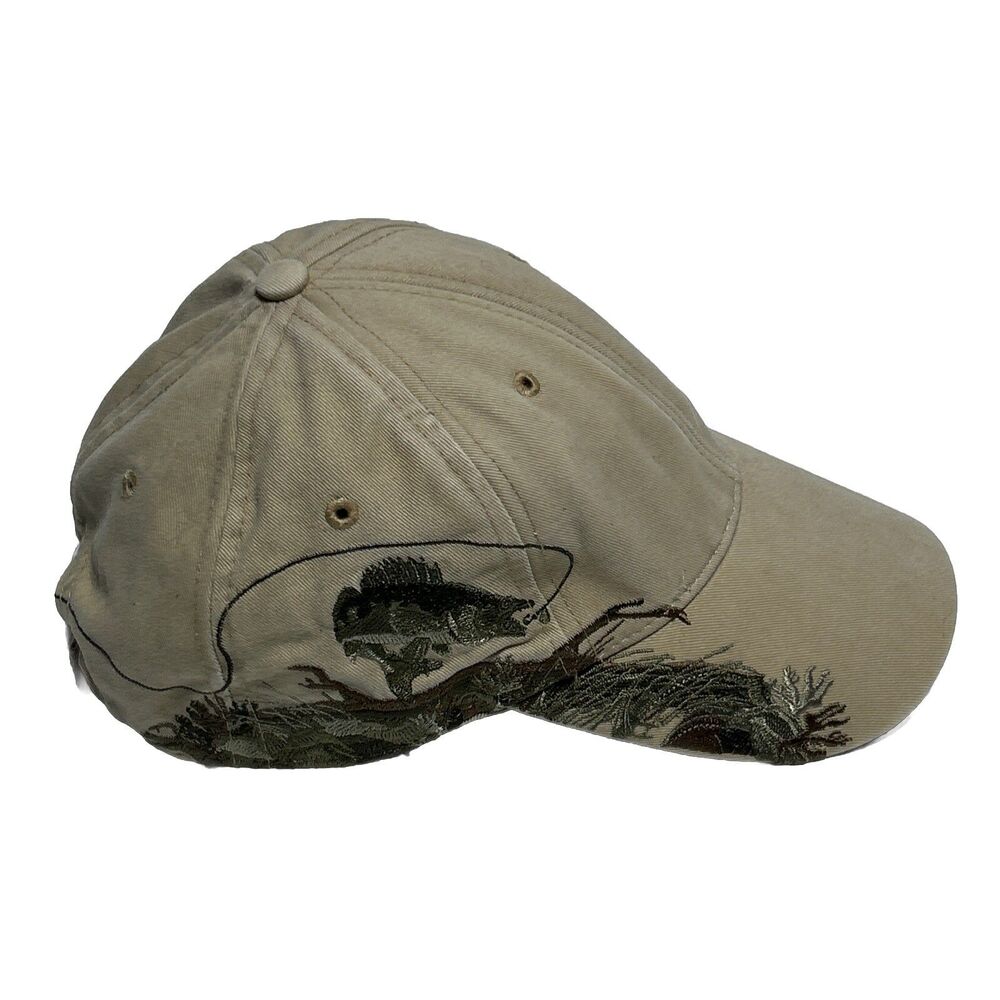 Dri-Duck Wildlife Fishing Embroidered Men's Hat Adjustable Ball Cap Baseball